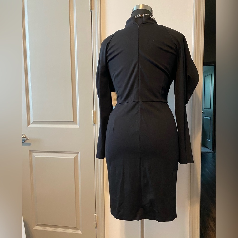 Black cold shoulder dress - Picture 4 of 5